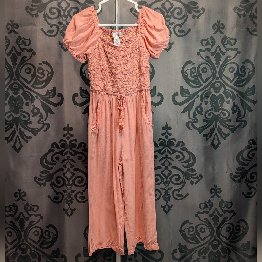 🖤 Japna Girls Smocked Jumpsuit